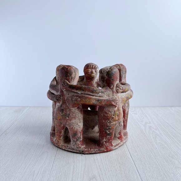 Accents | Vintage Circle Of Friends Pottery Aztec Mexican Mayan ...